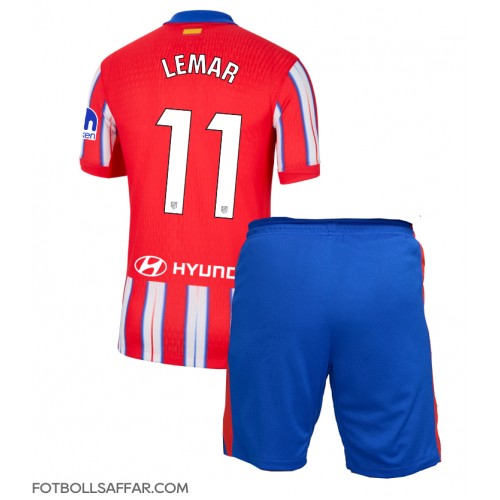 Atletico Madrid Thomas Lemar #11 Hemmadräkt Barn 2024-25 Kortärmad (+ Korta byxor)